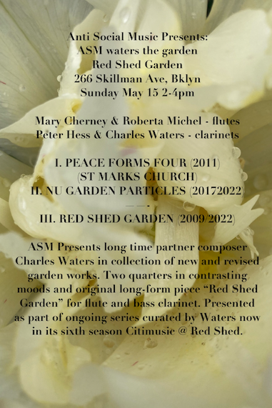 ASM Presents ASM waters the garden at Red Shed Garden, May 15, 2022, 2-4pm